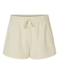 Independent Trading Co. Women’s Lightweight California Wave Wash Fleece Shorts-1