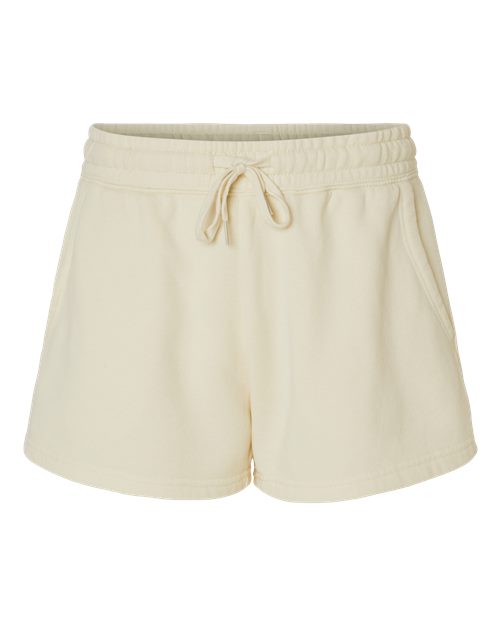 Independent Trading Co. Women’s Lightweight California Wave Wash Fleece Shorts-1