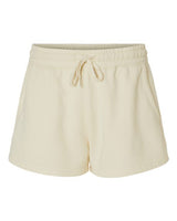 Independent Trading Co. Women’s Lightweight California Wave Wash Fleece Shorts-1