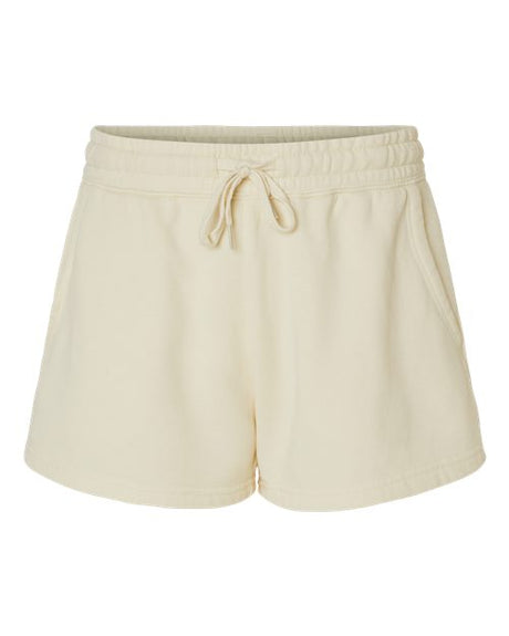 Independent Trading Co. Women’s Lightweight California Wave Wash Fleece Shorts-1