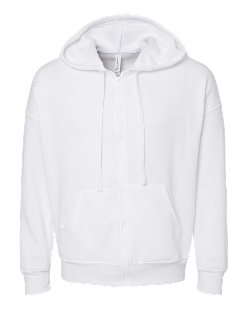 BELLA + CANVAS Men's Sponge Fleece DTM Full-Zip Hoodie Sweatshirt-1