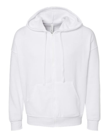 BELLA + CANVAS Men's Sponge Fleece DTM Full-Zip Hoodie Sweatshirt-1