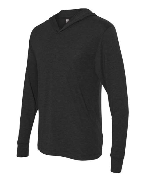 Next Level Men's Triblend Hooded Long Sleeve Pullover T-Shirt-2
