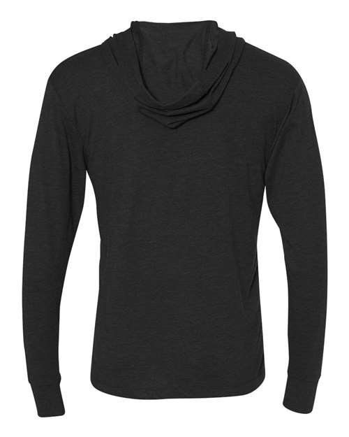 Next Level Men's Triblend Hooded Long Sleeve Pullover T-Shirt-3