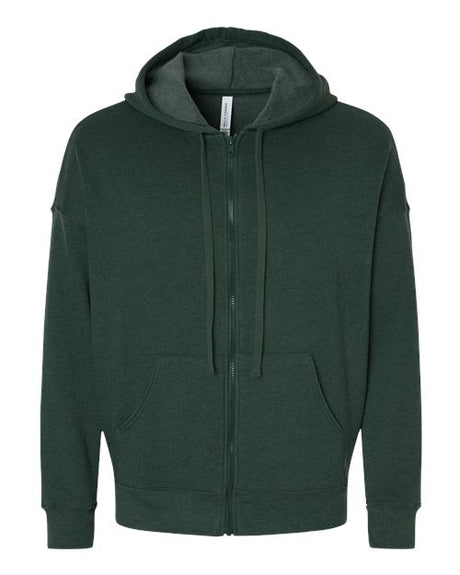 BELLA + CANVAS Men's Sponge Fleece DTM Full-Zip Hoodie Sweatshirt-1