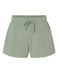 Independent Trading Co. Women’s Lightweight California Wave Wash Fleece Shorts-1