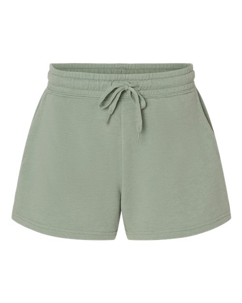 Independent Trading Co. Women’s Lightweight California Wave Wash Fleece Shorts-1