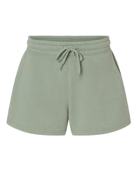 Independent Trading Co. Women’s Lightweight California Wave Wash Fleece Shorts-1
