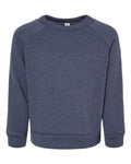 BELLA + CANVAS Toddler Sponge Fleece Raglan Crewneck Sweatshirt-1