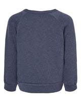 BELLA + CANVAS Toddler Sponge Fleece Raglan Crewneck Sweatshirt-2