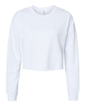 Independent Trading Co. Women's Lightweight Crop Crewneck Sweatshirt-1