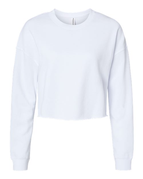 Independent Trading Co. Women's Lightweight Crop Crewneck Sweatshirt-1