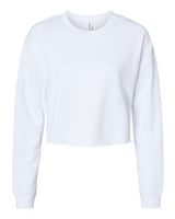 Independent Trading Co. Women's Lightweight Crop Crewneck Sweatshirt-1