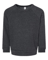 BELLA + CANVAS Toddler Sponge Fleece Raglan Crewneck Sweatshirt-1
