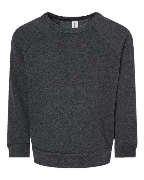 BELLA + CANVAS Toddler Sponge Fleece Raglan Crewneck Sweatshirt-1