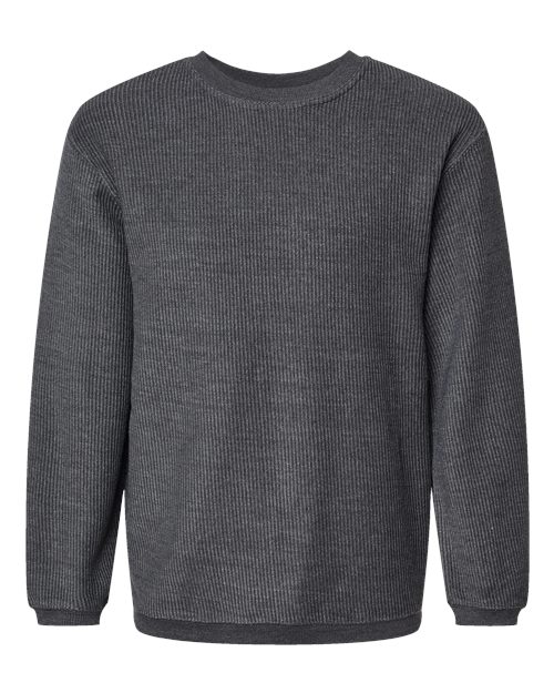 MV Sport Men's Corded Crewneck Sweatshirt-1