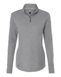 adidas Women's 3-Stripes Quarter-Zip Sweater Pullover-1