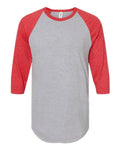 Tultex Men's Fine Jersey Raglan T-Shirt-1