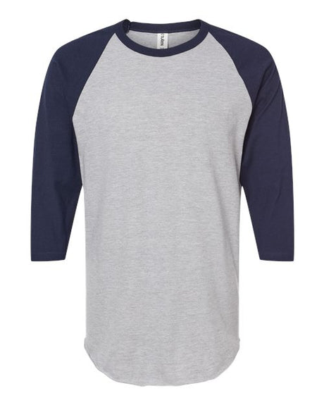 Tultex Men's Fine Jersey Raglan T-Shirt-1
