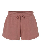 Independent Trading Co. Women’s Lightweight California Wave Wash Fleece Shorts-1