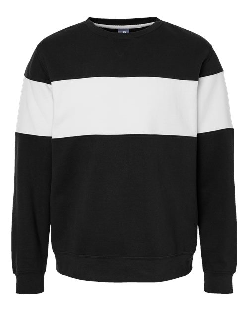 J. America Men's Varsity Fleece Crewneck Sweatshirt-1