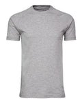BELLA + CANVAS Men's Heather CVC Raglan Tee-1