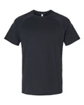 BELLA + CANVAS Men's Heather CVC Raglan Tee-1