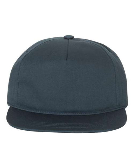 YP Classics Lightly-Structured Five-Panel Snapback Cap-1
