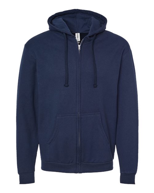 Tultex Men's Full-Zip Hooded Sweatshirt-1