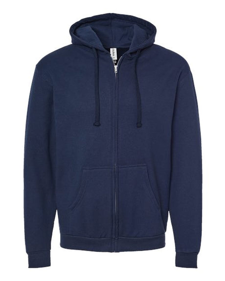 Tultex Men's Full-Zip Hooded Sweatshirt-1