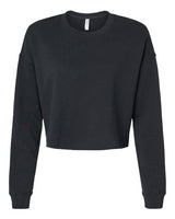 Independent Trading Co. Women's Lightweight Crop Crewneck Sweatshirt-1