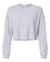 Independent Trading Co. Women's Lightweight Crop Crewneck Sweatshirt-1