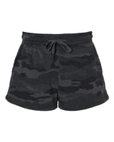 Independent Trading Co. Women’s Lightweight California Wave Wash Fleece Shorts-1