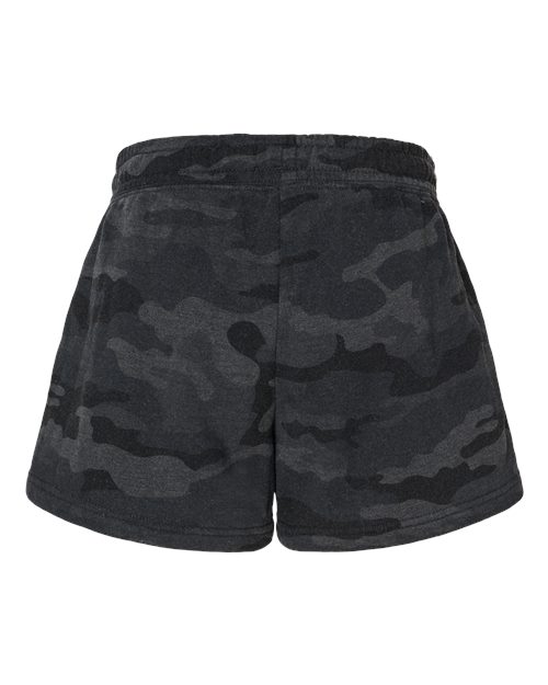 Independent Trading Co. Women’s Lightweight California Wave Wash Fleece Shorts-2
