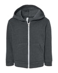 BELLA + CANVAS Toddler Sponge Fleece Full-Zip Hoodie Sweatshirt-1