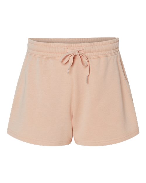 Independent Trading Co. Women’s Lightweight California Wave Wash Fleece Shorts-1