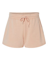 Independent Trading Co. Women’s Lightweight California Wave Wash Fleece Shorts-1