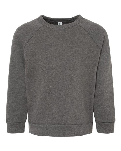 BELLA + CANVAS Toddler Sponge Fleece Raglan Crewneck Sweatshirt-1