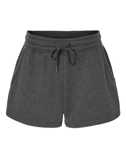 Independent Trading Co. Women’s Lightweight California Wave Wash Fleece Shorts-1