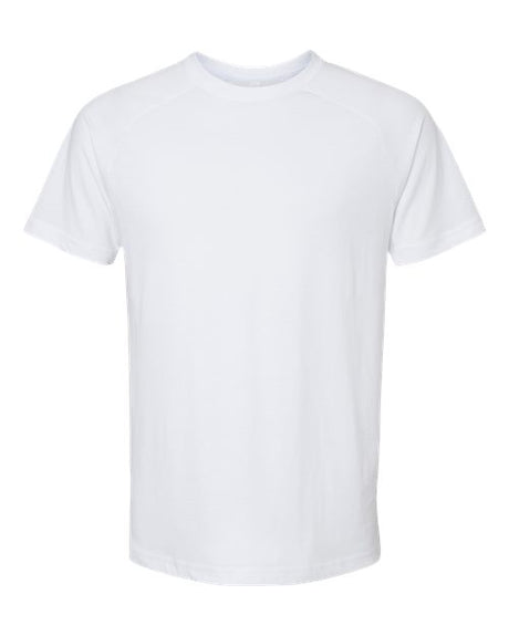 BELLA + CANVAS Men's Heather CVC Raglan Tee-1