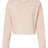Independent Trading Co. Women's Lightweight Crop Crewneck Sweatshirt-1