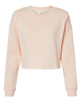 Independent Trading Co. Women's Lightweight Crop Crewneck Sweatshirt-1