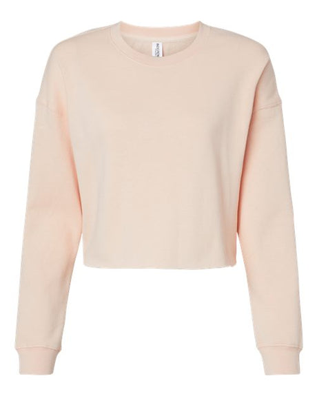 Independent Trading Co. Women's Lightweight Crop Crewneck Sweatshirt-1