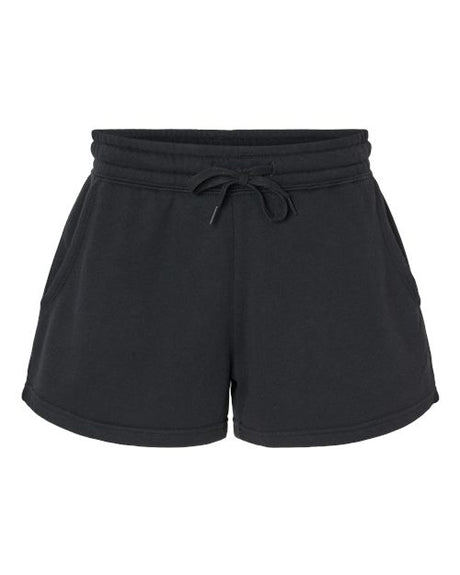 Independent Trading Co. Women’s Lightweight California Wave Wash Fleece Shorts-1