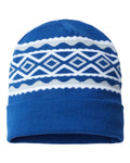 Cap America USA- Made Diamond Cuffed Beanie