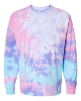 Colortone Men's Tie-Dyed Long Sleeve T-Shirt-1