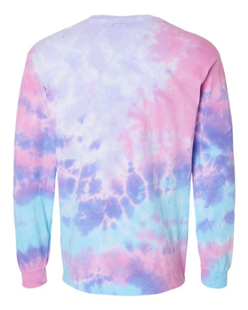 Colortone Men's Tie-Dyed Long Sleeve T-Shirt-2