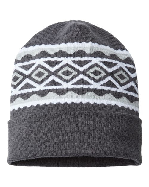 Cap America USA- Made Diamond Cuffed Beanie-2