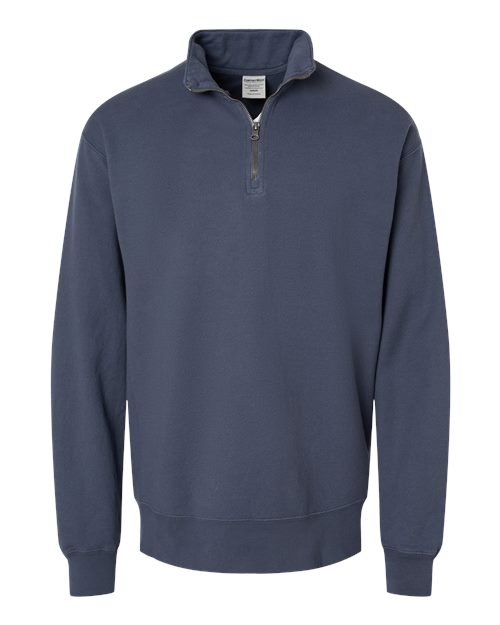 ComfortWash by Hanes Men's Garment-Dyed Quarter-Zip Sweatshirt