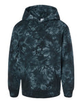 Independent Trading Co. Youth Midweight Tie-Dyed Hooded Sweatshirt-1